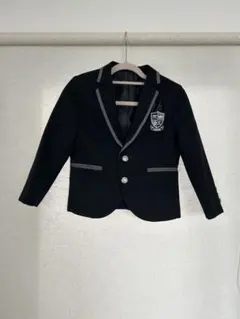 ミチコロンドン 子供用 フォーマルジャケット 110 黒 卒園式 入学式