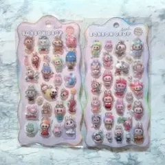 【2つセット】LABUBUラブブ BONBON DROP ボンボンドロップシール