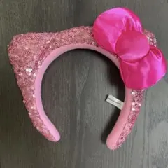 ユニバ（USJ）ハローキティ　カチューシャ　ピンクスパンコール