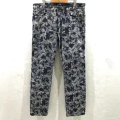 EPOCA ＵＯＭＯ 総柄 ペイズリー デニムパンツ 美品 ネイビー 46のサムネイル