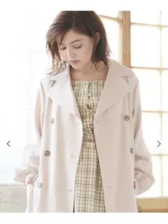 MAJESTIC LEGON バックレースアップトレンチ