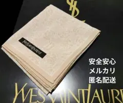 Yves Saint Laurent　バラと繊細レースモチーフ　ハンカチ匿名配送のサムネイル