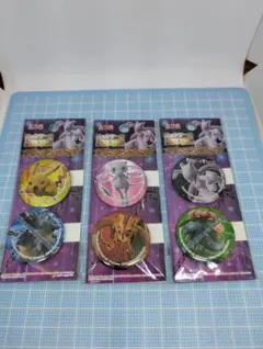 ポケットモンスター　ミュウツーの逆襲　クリップ　缶バッチ　3種類