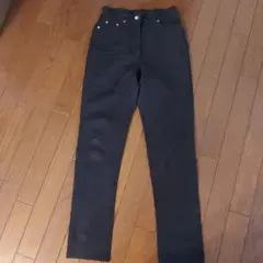 ブラック スラックス ポリエステル100%