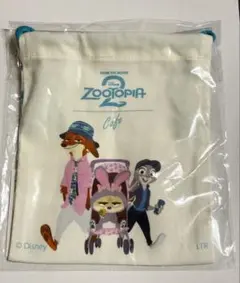 ズートピア 巾着　ズートピアカフェ