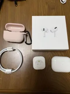 Apple AirPods Pro 第1世代　カバー付き　左のみノイズあり