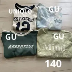 GU UNIQLO Tシャツ　140のサムネイル