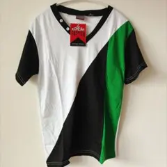 新品✨ KOREAN FASHION Tシャツ バイカラー メンズ 半袖