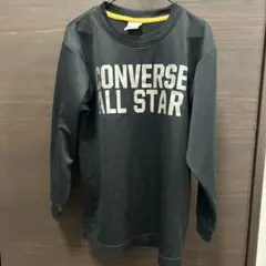 コンバース　ロンT 長袖シャツ　スポーツ　140 キッズ 黒