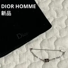 【新品】DIORHOMMEディオールオムチェーンピンブローチナロータイネクタイ飾