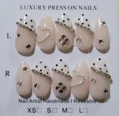 #ネイルチップ#斜めフレンチ#フレンチガーリー#ワンホン#韓国【即購入OK!!】