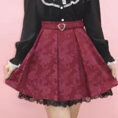 シークレットハニー ジャガードボックスプリーツスカートのサムネイル