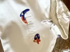 【美品・Mサイズ】Dior 刺繍ロゴ　KENNY SCHARF パーカー　白のサムネイル