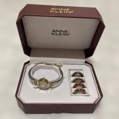 ANNE KLEIN 腕時計セット カラーチェンジリング付き