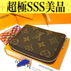 ルイ ヴィトン◎コインパース モノグラム ラウンドファスナー 小銭入れ ブラウン