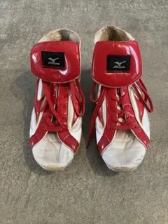 Mizuno ボクシングシューズ 白/赤 26.5㎝のサムネイル