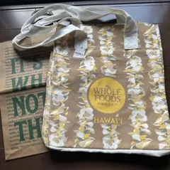 WHOLE FOODS ホールフーズ バッグ タロイモ柄 - メルカリ