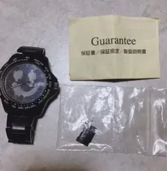 WORLD WIDE LOVE! ワールドワイドラブ　アナログ　腕時計 ブラック