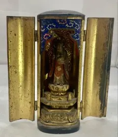 レア　厳島大弁財天御本尊大願寺　仏像　厨子 レア 厳島大弁財天 御本尊大願寺 仏像 厨子 - メルカリ