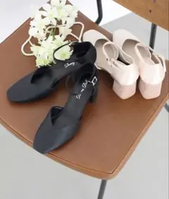 Dorry Doll スクエアトゥシャイニーパンプス　Lサイズのサムネイル