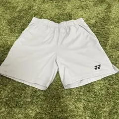 レディースYONEXバドミントンショートパンツ アイスグレー色／Sサイズ（JP）