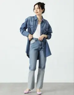 Wrangler/ラングラー 127MW【ユニセックス】ウエスタンデニムシャツ
