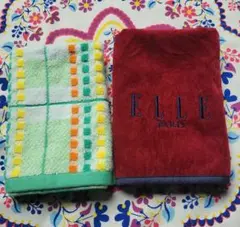 ELLE タオルハンカチ　ハンドタオル