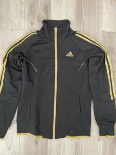 adidas CLIMALITE ジャージ 黒/金 UK10