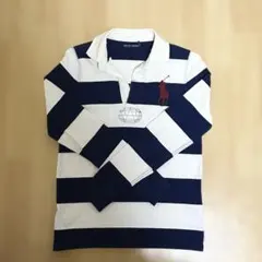 ラルフローレン ビックポニー ボーダー長袖ポロシャツ