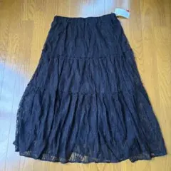 新品　総レース　ロングスカート
