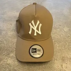 NEW ERA NY ヤンキース キャップ ベージュ