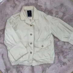 wcloset ダブルクローゼット　コーデュロイ　アウター　アイボリー