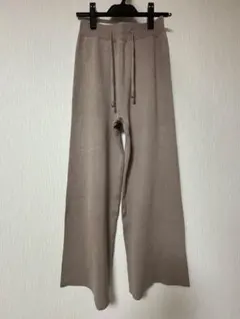 coca コカ　ニットパンツ　ワンサイズ　ベージュ