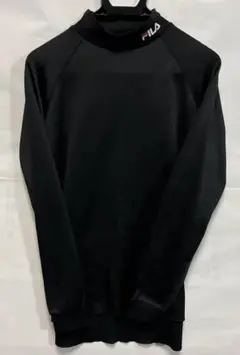 FILA ブラック ハイネック トレーナー