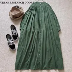 アーバンリサーチドアーズ コットンボイルギャザーワンピース