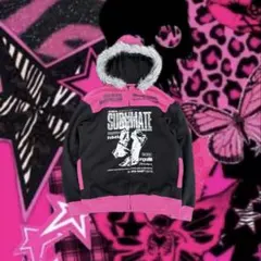 Y2K archive b one soul far zip hoodie