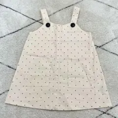 ドット柄ジャンバースカート 95cm アカチャンホンポ SiMPLE FREE