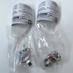エヴァンゲリオン めじるしアクセサリー カヲル マリ 2個セット ガチャ