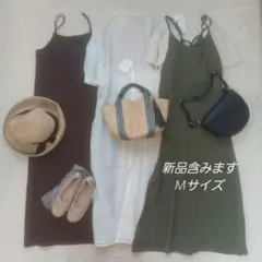 新品含む レディース服 まとめ売り　Mサイズ　 コーデ売り 夏服　シンプル　美品のサムネイル