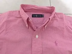 Ralph Lauren 子供用半袖チェックシャツ 130