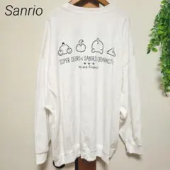 Sanrio サンリオ スーパーシロ トレーナー シナモロール ポチャッコ