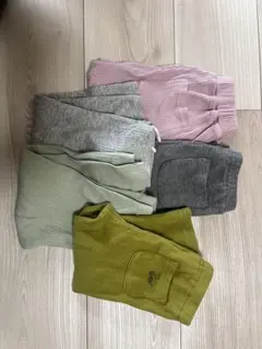 ボトムス　レギンス　5枚セット　80