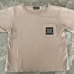 BEBE キッズ Tシャツ 100cm ベージュ ポケット付きのサムネイル
