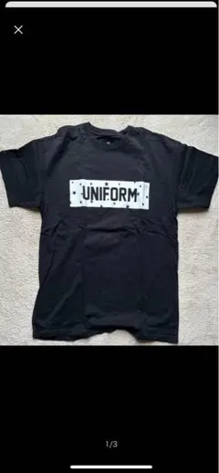 uniform experiment ブラック Tシャツ サイズ2