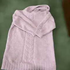 GELATO PIQUE フード付きルームウェア 薄いピンク