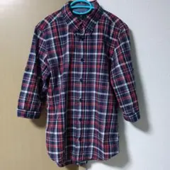 JUN MEN チェック柄七分袖ボタンシャツのサムネイル