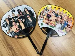 【未使用】プロレスリング・ノア うちわ　2セット