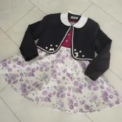 anyFAM キッズフォーマルワンピース　花柄ワンピース　入学式