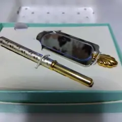 リップブラシ ミラー セット ゴールドカラーMIKIMOTO・ミキモト箱付きのサムネイル