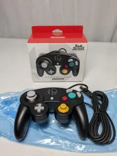 開封のみの未使用品 任天堂 ゲームキューブ gc コントローラ スマブラブラック